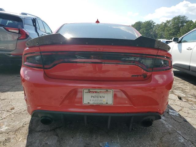 2C3CDXL96JH220491 - 2018 DODGE CHARGER SRT HELLCAT RED photo 6