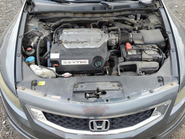 1HGCS21818A001401 - 2008 HONDA ACCORD EXL GRAY photo 11