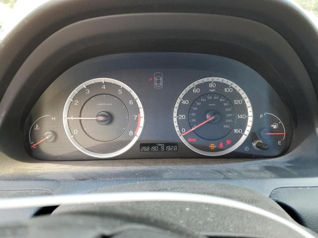 1HGCS21818A001401 - 2008 HONDA ACCORD EXL GRAY photo 9