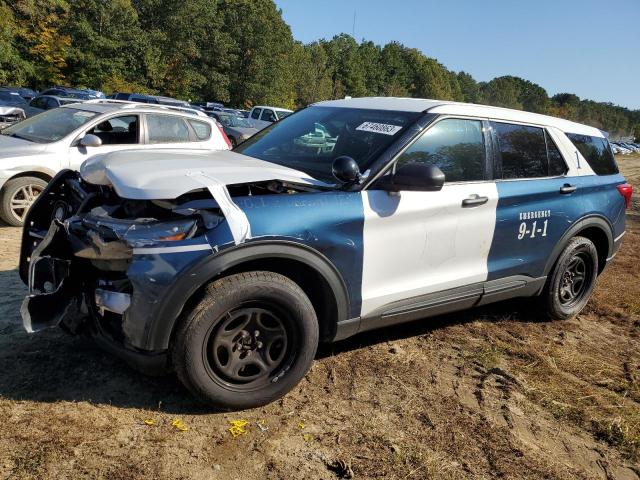 1FM5K8AB6NGA27146 - 2022 FORD EXPLORER POLICE INTERCEPTOR 双色 照片 1