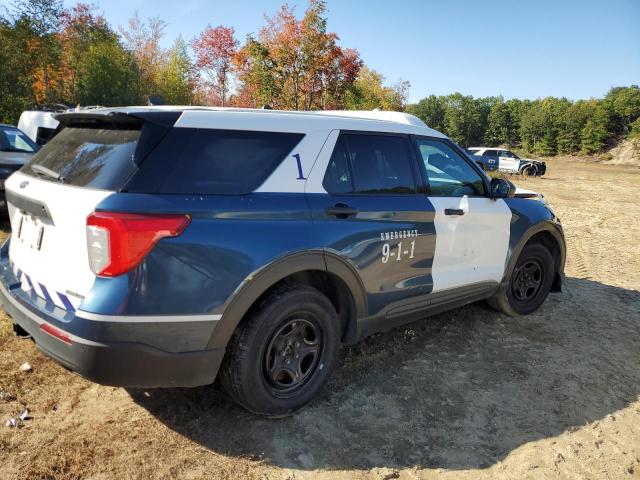 1FM5K8AB6NGA27146 - 2022 FORD EXPLORER POLICE INTERCEPTOR 双色 照片 3