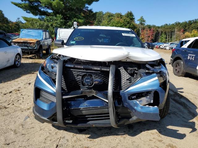 1FM5K8AB6NGA27146 - 2022 FORD EXPLORER POLICE INTERCEPTOR 双色 照片 5
