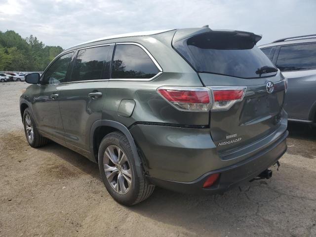 5TDKKRFH4FS066528 - 2015 TOYOTA HIGHLANDER XLE Yaşıl foto 2