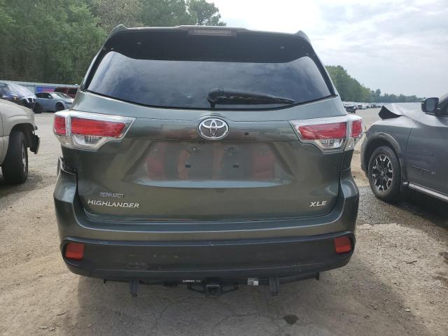 5TDKKRFH4FS066528 - 2015 TOYOTA HIGHLANDER XLE Yaşıl foto 6