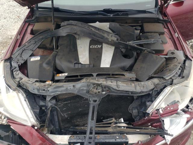 KMHGC4DDXCU191705 - 2012 HYUNDAI GENESIS 3.8L 勃艮第红 照片 11