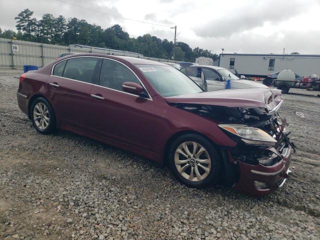 KMHGC4DDXCU191705 - 2012 HYUNDAI GENESIS 3.8L 勃艮第红 照片 4