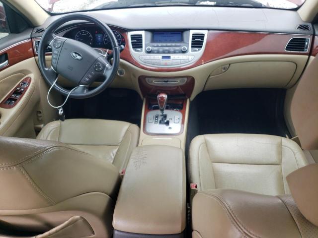 KMHGC4DDXCU191705 - 2012 HYUNDAI GENESIS 3.8L 勃艮第红 照片 8