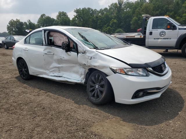 19XFB2F96FE228512 - 2015 HONDA CIVIC EXL WHITE photo 4