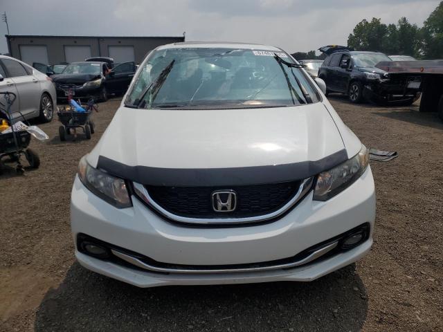 19XFB2F96FE228512 - 2015 HONDA CIVIC EXL WHITE photo 5