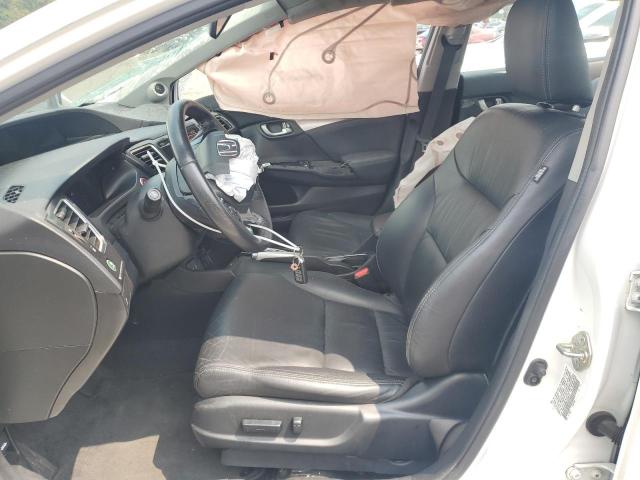 19XFB2F96FE228512 - 2015 HONDA CIVIC EXL WHITE photo 7