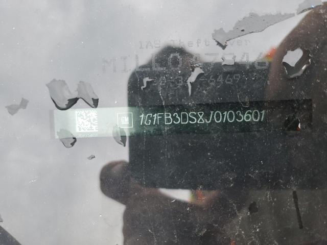 1G1FB3DS8J0103601 - 2018 CHEVROLET CAMARO LT 红色 照片 12