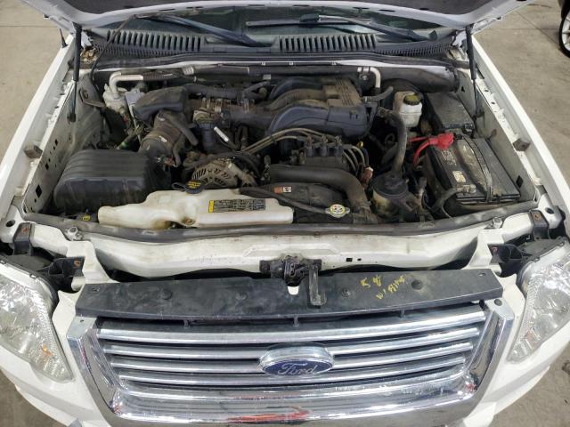 1FMEU7DE6AUA83335 - 2010 FORD EXPLORER XLT WHITE photo 12