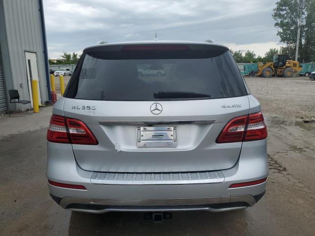 4JGDA5HB2FA475455 - 2015 MERCEDES-BENZ ML 350 4MATIC SILVER photo 6