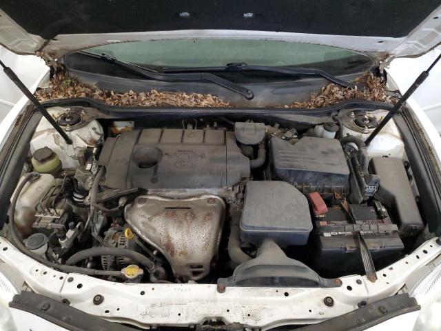4T1BF3EK8BU764320 - 2011 TOYOTA CAMRY BASE WHITE photo 11