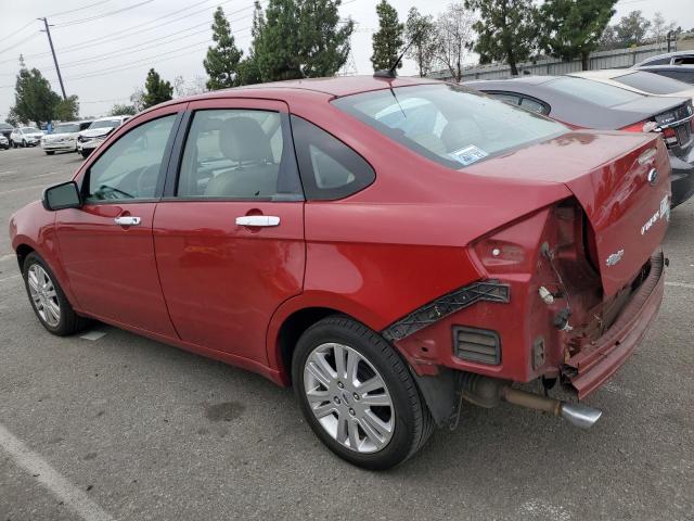 1FAHP3HN3AW199131 - 2010 FORD FOCUS SEL RED photo 2