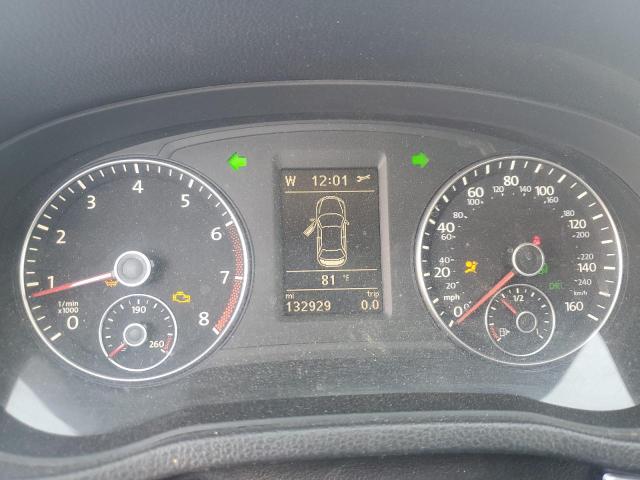 1VWBP7A37DC106050 - 2013 VOLKSWAGEN PASSAT SE Արծաթագույն լուսանկար 9