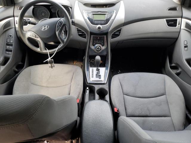 KMHDH4AE1DU491796 - 2013 HYUNDAI ELANTRA GLS GRAY photo 8