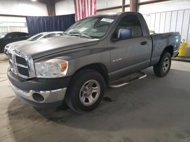 1D7HA16K98J236897 - 2008 DODGE RAM 1500 ST GRAY photo 1