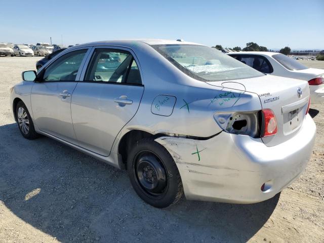 1NXBU4EE2AZ350566 - 2010 TOYOTA COROLLA BASE SILVER photo 2