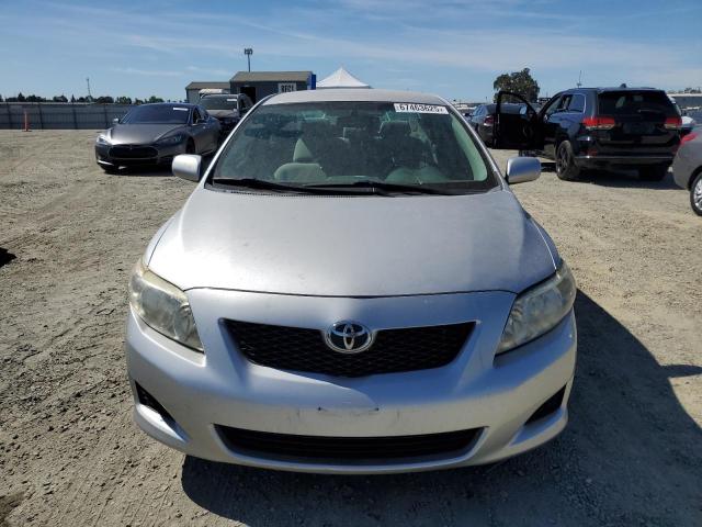 1NXBU4EE2AZ350566 - 2010 TOYOTA COROLLA BASE SILVER photo 5