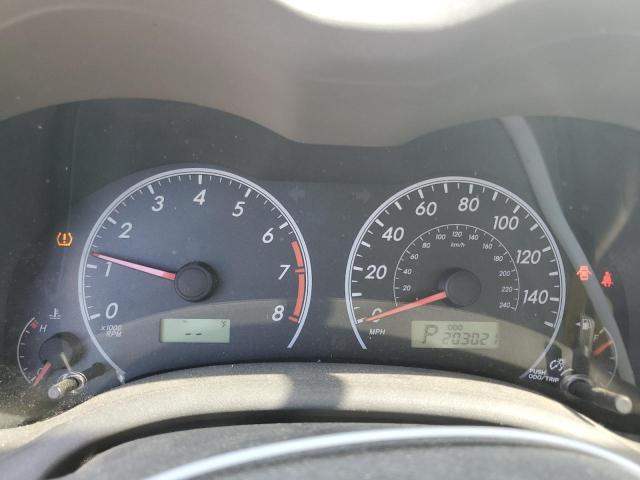 1NXBU4EE2AZ350566 - 2010 TOYOTA COROLLA BASE SILVER photo 9