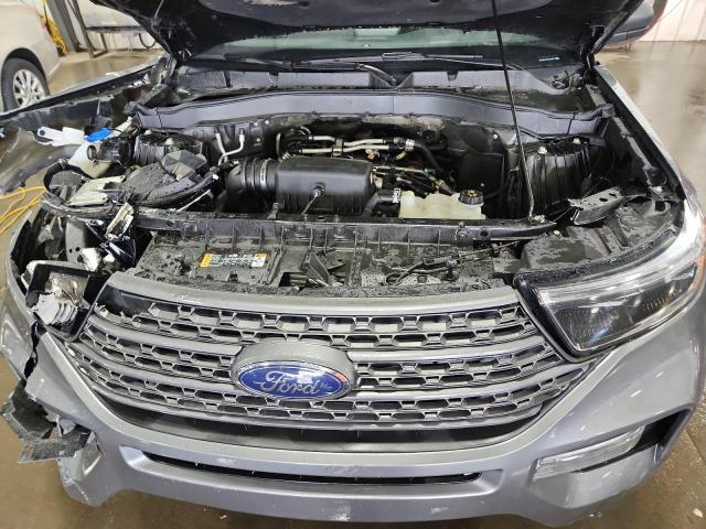 1FMSK8DH1MGA14550 - 2021 FORD EXPLORER XLT 灰色 照片 12