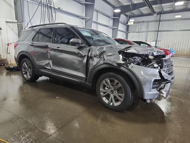 1FMSK8DH1MGA14550 - 2021 FORD EXPLORER XLT 灰色 照片 4