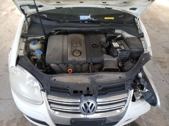 3VWEF71K97M112474 - 2007 VOLKSWAGEN JETTA WOLFSBURG WHITE photo 7