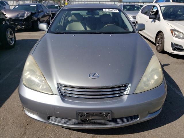 JTHBA30G245016843 - 2004 LEXUS ES 330 GRAY photo 5