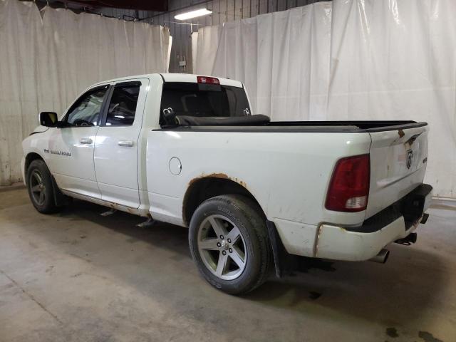 1C6RD7HT5CS114692 - 2012 DODGE RAM 1500 SPORT WHITE photo 2