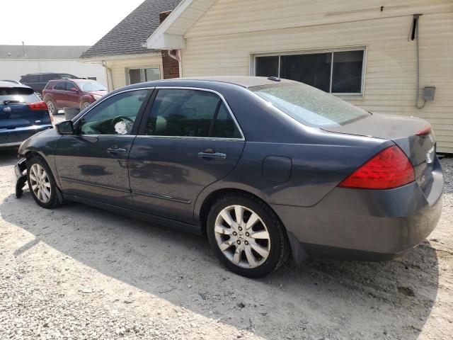 1HGCM66587A084193 - 2007 HONDA ACCORD EX GRAY photo 2