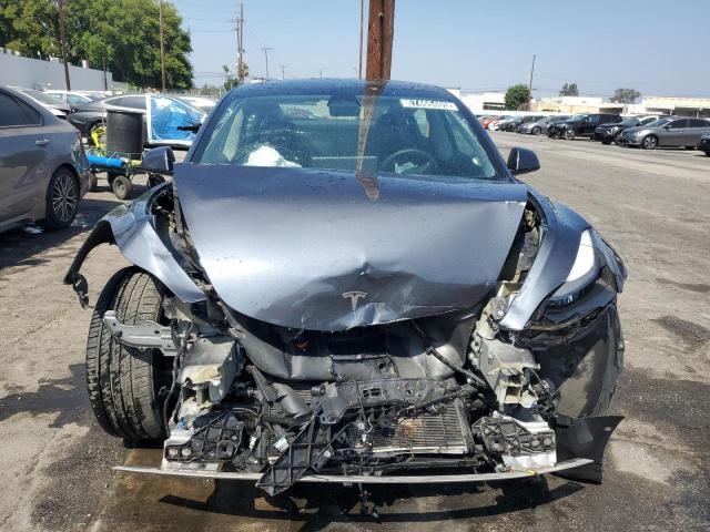 5YJ3E1EA9NF373407 - 2022 TESLA MODEL 3 GRAY photo 5