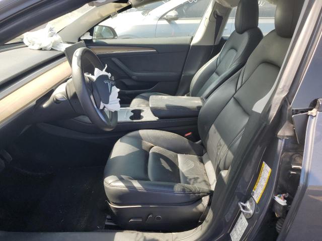 5YJ3E1EA9NF373407 - 2022 TESLA MODEL 3 GRAY photo 7