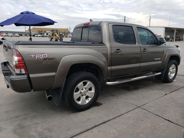 5TFJU4GN2CX017573 - 2012 TOYOTA TACOMA DOUBLE CAB PRERUNNER TAN photo 3