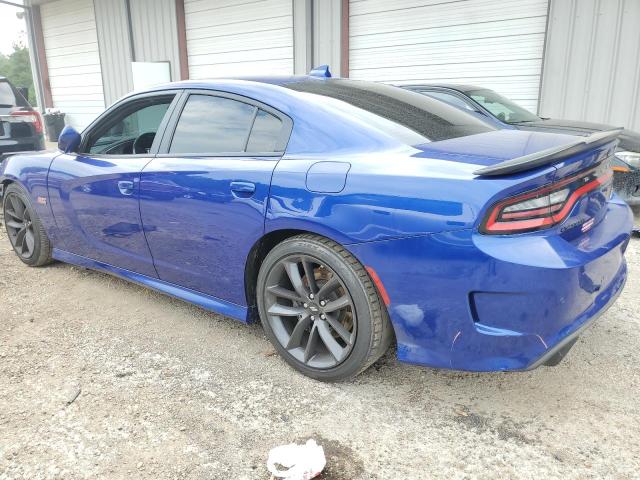 2C3CDXGJ3KH650338 - 2019 DODGE CHARGER SCAT PACK BLUE photo 2