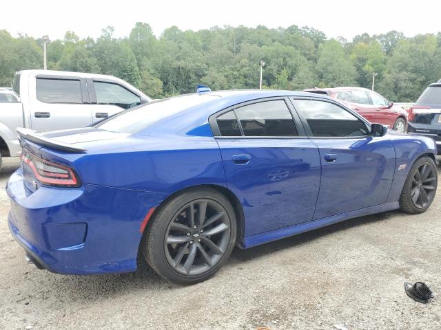 2C3CDXGJ3KH650338 - 2019 DODGE CHARGER SCAT PACK BLUE photo 3