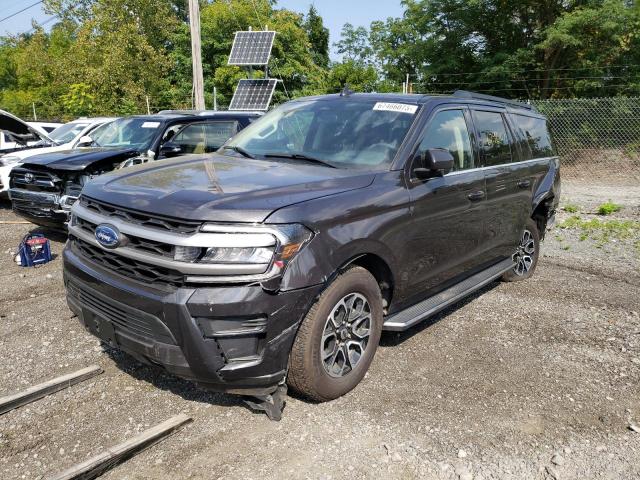 1FMJK1J83PEA01001 - 2023 FORD EXPEDITION MAX XLT GRAY photo 1