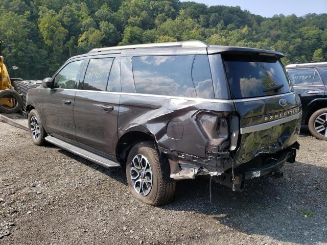 1FMJK1J83PEA01001 - 2023 FORD EXPEDITION MAX XLT GRAY photo 2