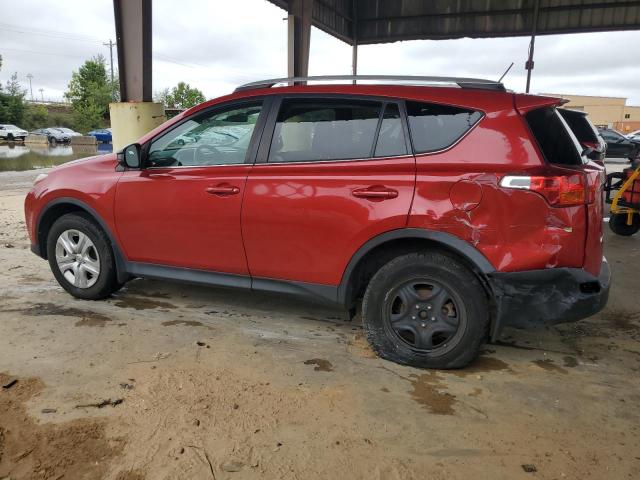 2T3BFREV3DW025539 - 2013 TOYOTA RAV4 LE RED photo 2