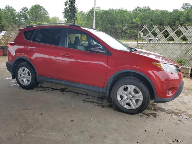 2T3BFREV3DW025539 - 2013 TOYOTA RAV4 LE RED photo 4