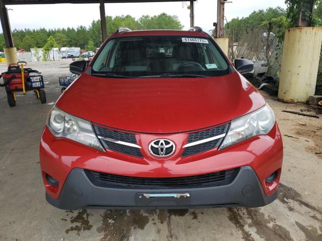 2T3BFREV3DW025539 - 2013 TOYOTA RAV4 LE RED photo 5