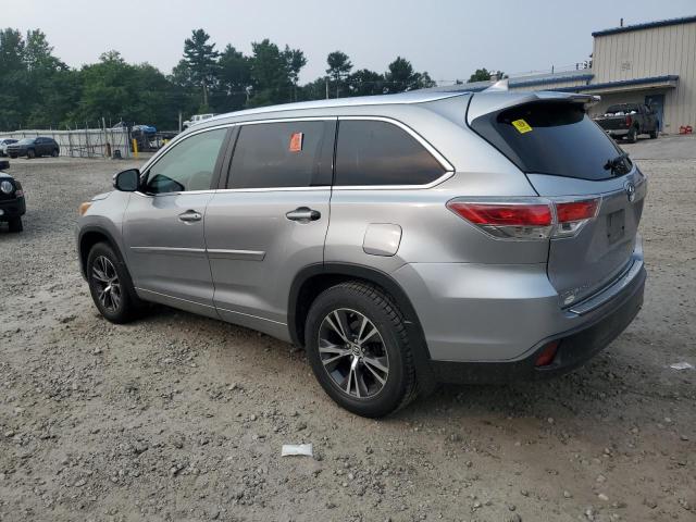 5TDJKRFH0GS265850 - 2016 TOYOTA HIGHLANDER XLE SILVER photo 2