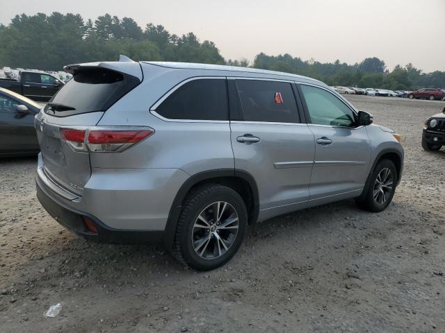 5TDJKRFH0GS265850 - 2016 TOYOTA HIGHLANDER XLE SILVER photo 3