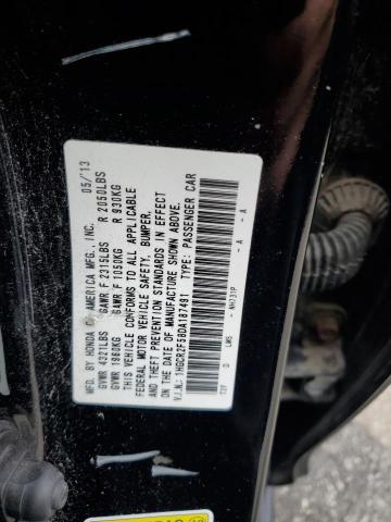 1HGCR2F58DA187491 - 2013 HONDA ACCORD SPORT BLACK photo 12