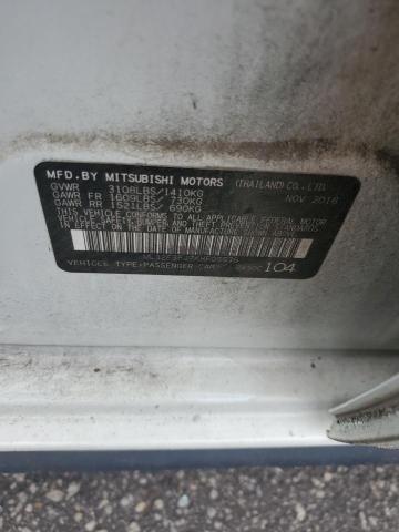 ML32F3FJ7KHF05536 - 2019 MITSUBISHI MIRAGE G4 ES WHITE photo 12