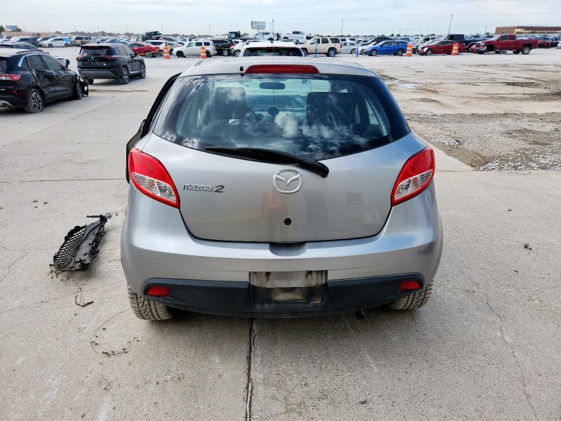 JM1DE1KY7C0139669 - 2012 MAZDA MAZDA2 SILVER photo 6
