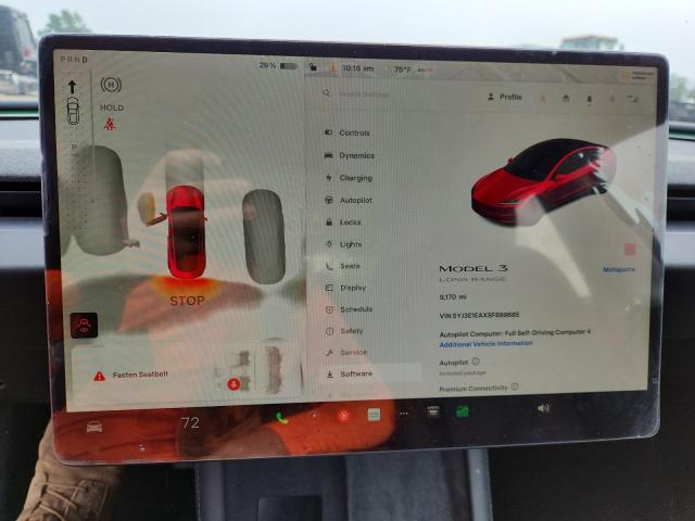 5YJ3E1EAXSF899685 - 2025 TESLA MODEL 3 RED photo 9