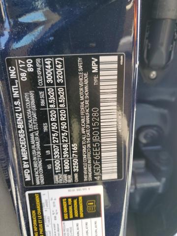 4JGDF6EE5JB015280 - 2018 MERCEDES-BENZ GLS 450 4MATIC BLUE photo 14