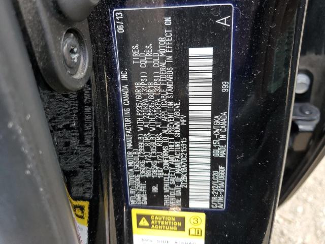 2T2BK1BA7DC215915 - 2013 LEXUS RX 350 BASE BLACK photo 14