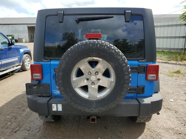 1J4BA3H19BL586391 - 2011 JEEP WRANGLER U SPORT BLUE photo 6